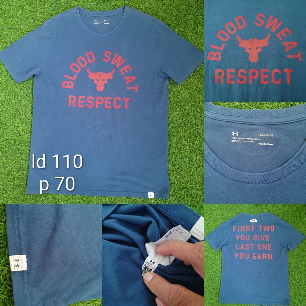 T-SHIRT UNDER ARMOUR ROCK PROJECT LIKE NEW