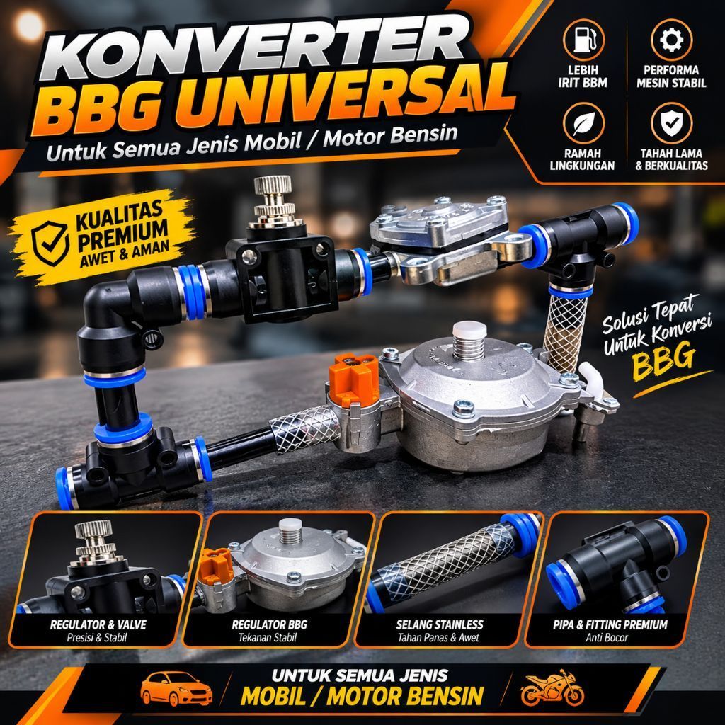 KONVERTER BBG UNIVERSAL MOBIL/MOTOR BENSIN