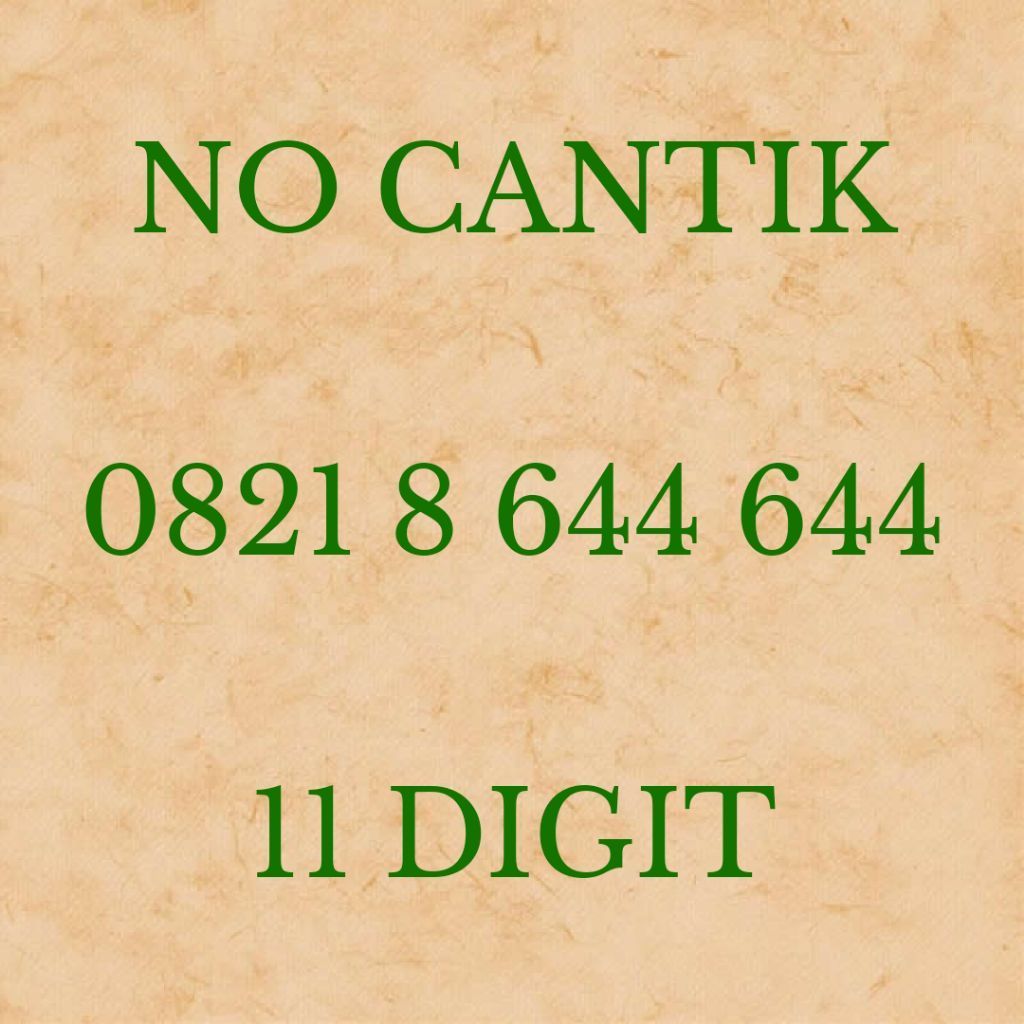 NO CANTIK TELKOMSEL 11 DIGIT 644 644