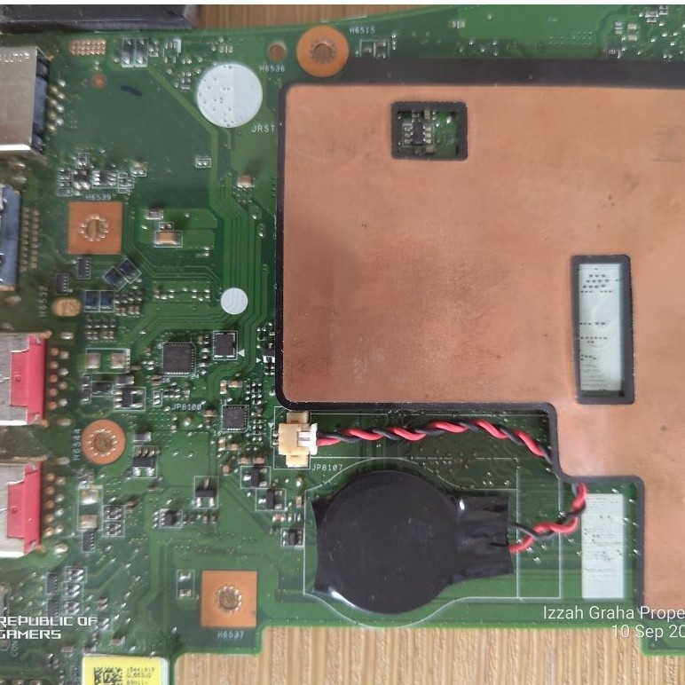 MESIN MOTHERBOARD ROG GL553VD NYALA