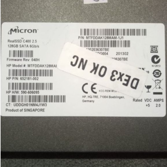 Micron RealSSD C400 128gb