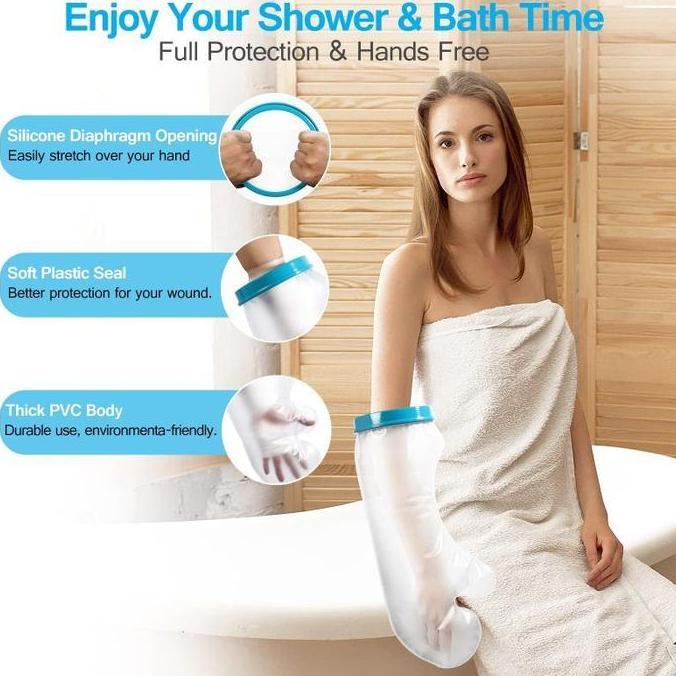 Zahn- Penutup Luka Cover Pelindung Gips Tangan / Kaki / Lutut Anti Air