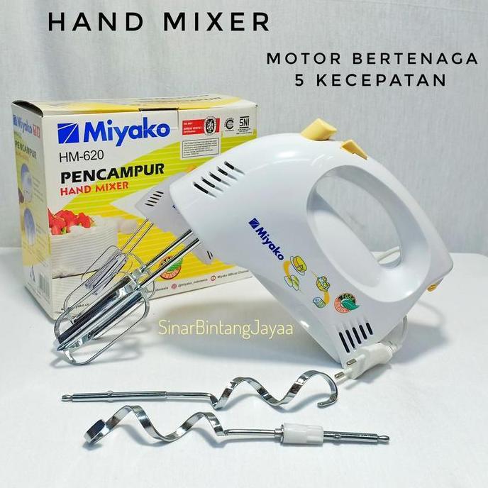 Miyako Hand Mixer Miyako Hm 620 Mixer Tangan/ Hand Mixer Tangan Miyako