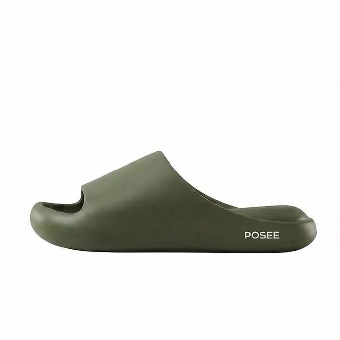 [POSEE] Sandal Slip On Wanita Pria Sendal Slop Cewe Cowo Full Karet Eva Premium Quality Anti Slip Te