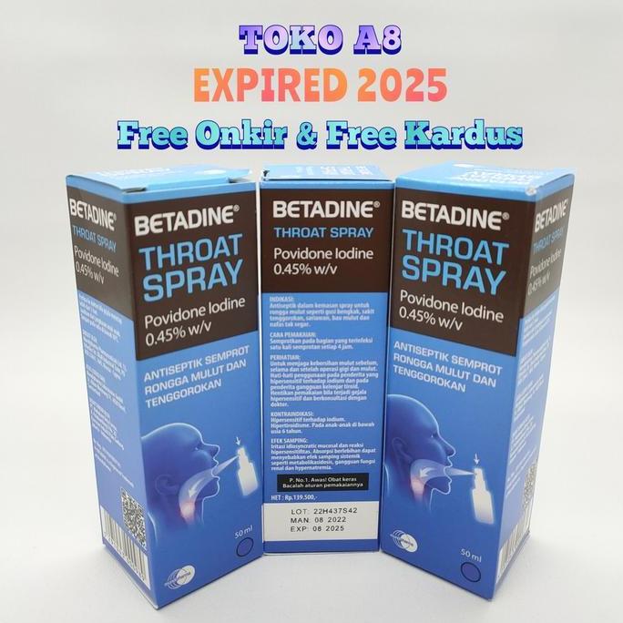 Zahn- Betadine Sore Throat Spray 50Ml Betadine Throat Spray Betadine Spray