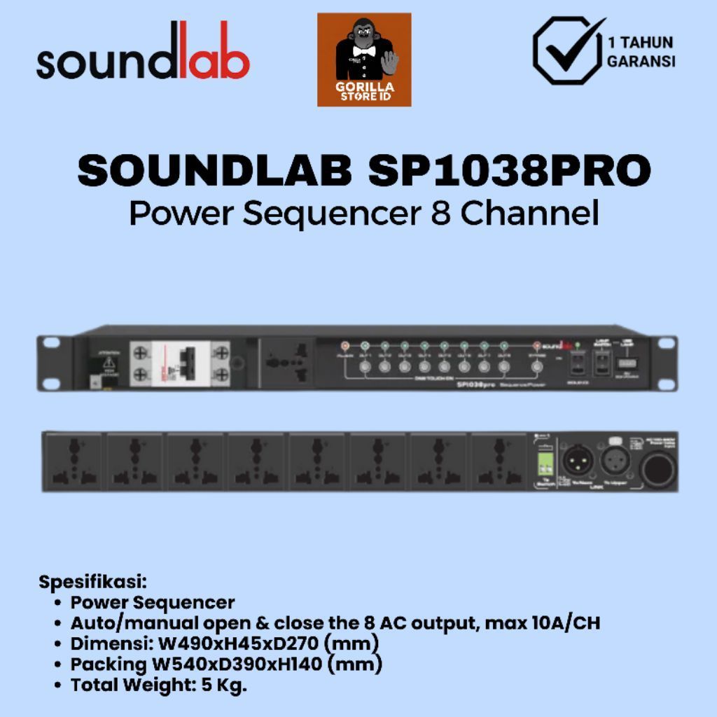 Sequence Power Soundlab SP-1038 Pro