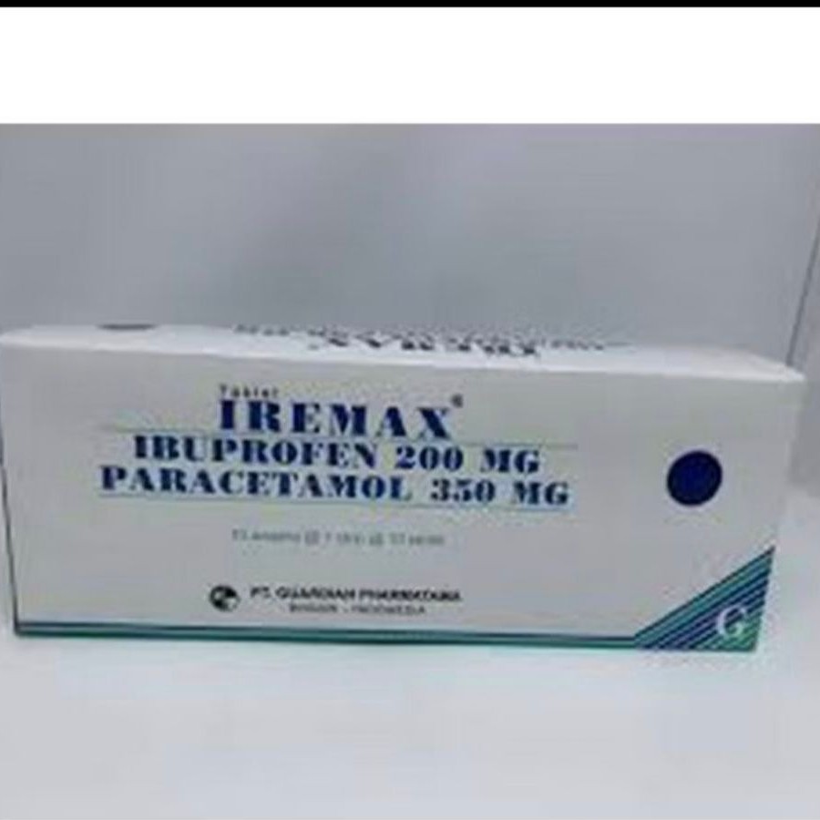 Tablet IREMAX Ibuprofen 200 mg Paracetamol 350 mg