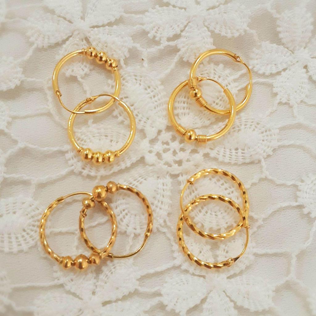 Anting Ring Emas Muda 1 gram || Perhiasan Emas Muda 1 gram