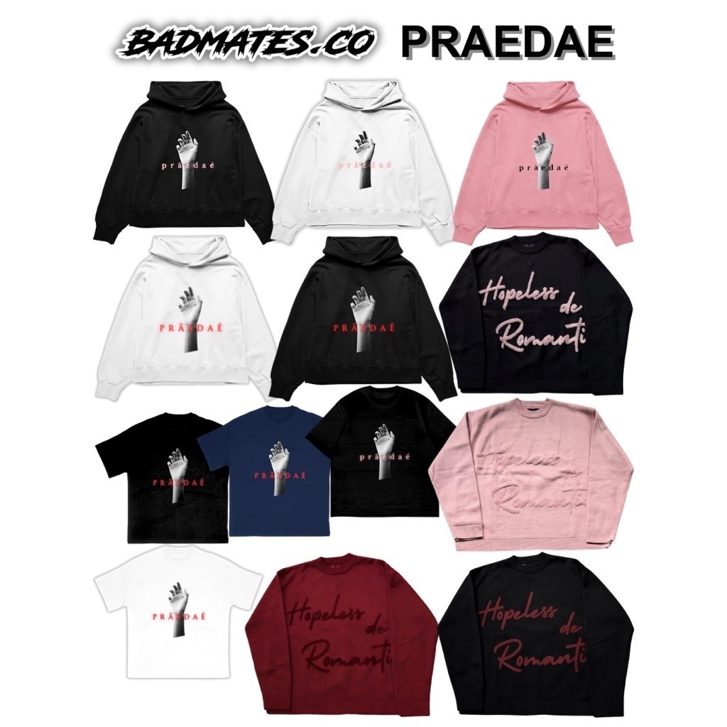 Praedae Hopeless Romantic Hoodie Valentine / Praedae Knitwear / Praedae Tshirt Original