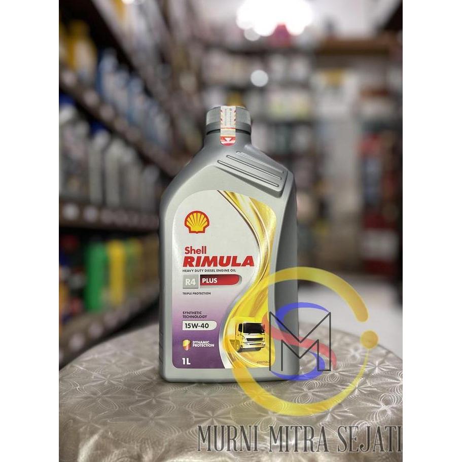 new Shell Rimula R4 Plus Diesel Oli SAE 15W-40 Dulu R4X X 15W40 1 L