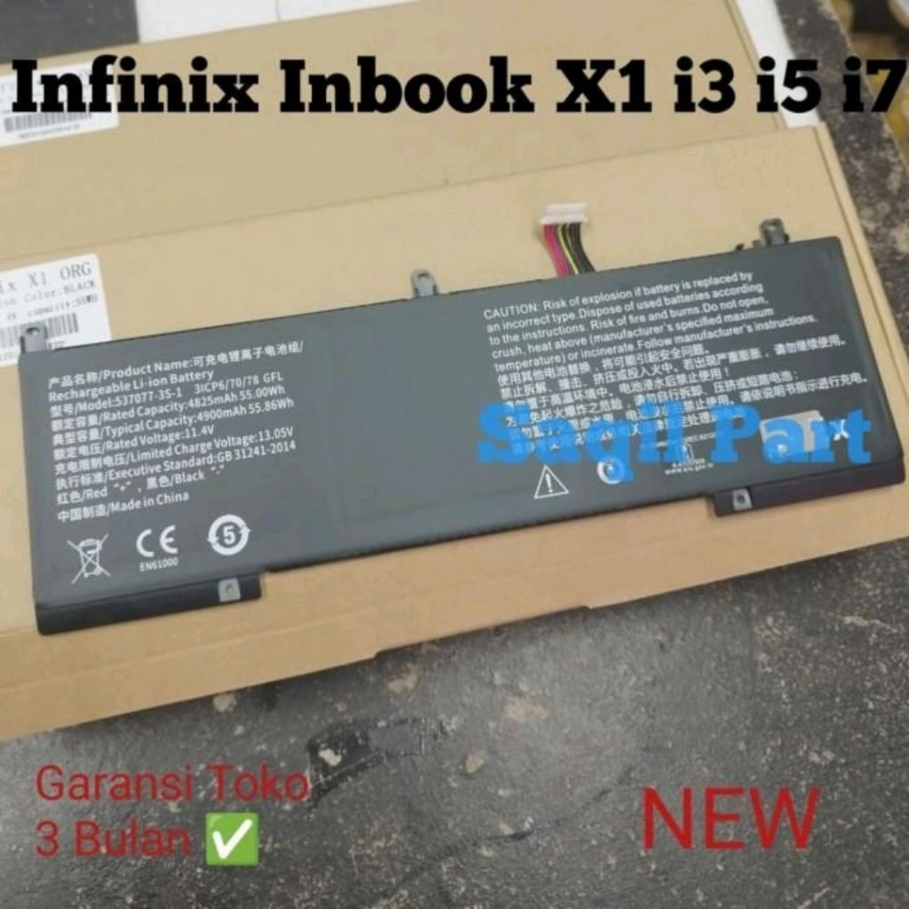 Baterai Batre Infinix Inbook X1 i3 i5 i7 Infinix X1 pro