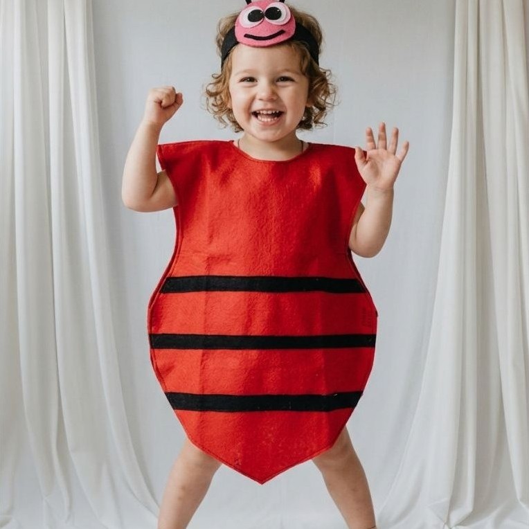Baju kostum semut anak/semut merah/semut hitam