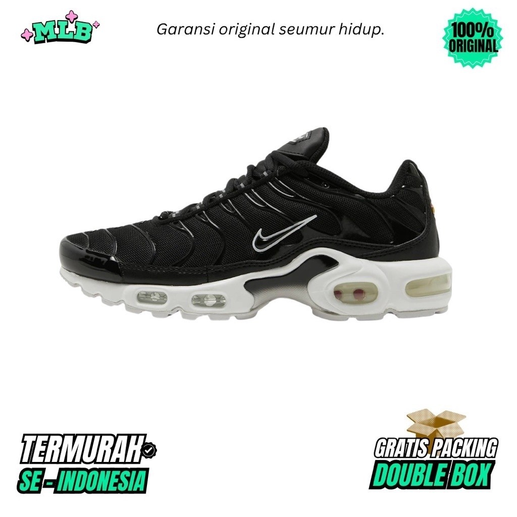 Sepatu Air Max Plus TN Black White