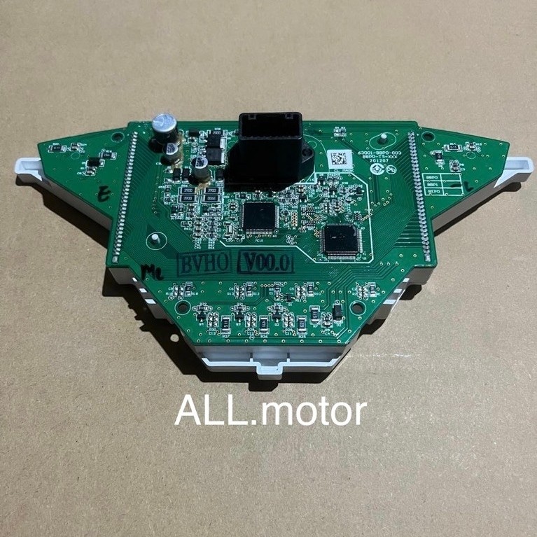 PCB speedometer aerox 155 new connected original pcb plus tatakan lcd aerox 155 new