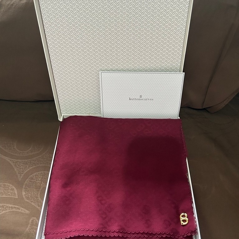 Buttonscarves - Embossed 2.0 Ruby