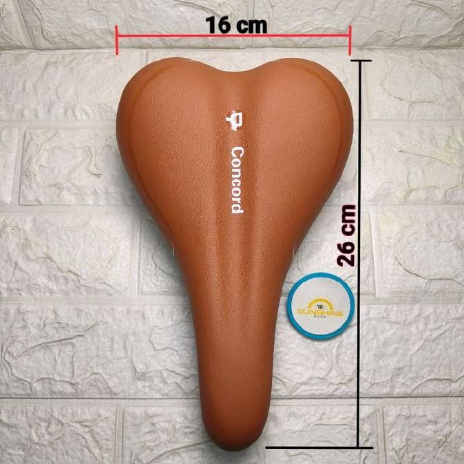 Sadel Dudukan Sepeda Warna Coklat CONCORD Folding Bike MTB Federal BMX Fixie