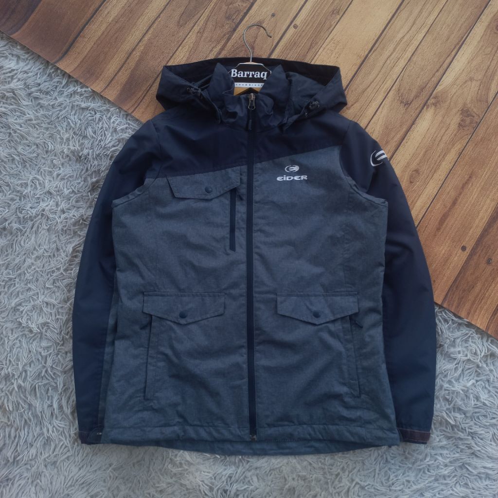 Jaket Outdoor Eider Waterrepellent NOT gorpcore goretex blocktech running sports lightweight windbre