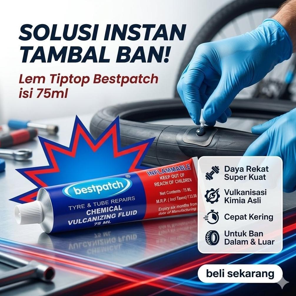 HNS Lem tiptop bestpatch isi 75ml/1pcs