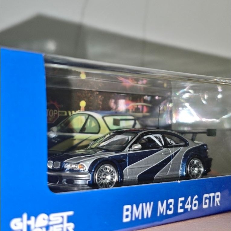 GHOST PLAYER NEW BMW M3 E46 NEED FOR SPEED 1/64 OPEN HOOD