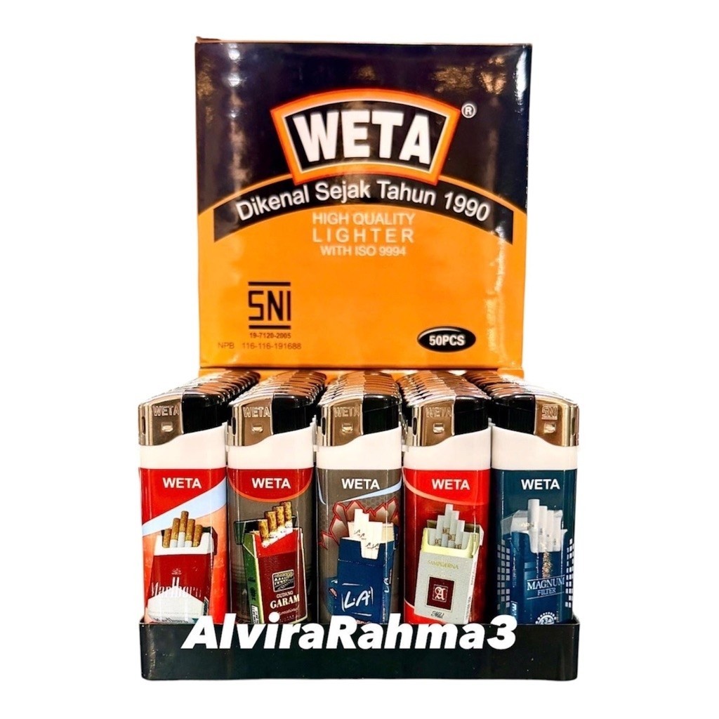 korek Weta rokok 50biji
