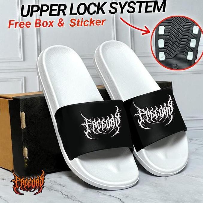 Rediant Sandal Slop Polos/Sendal Slide Pria Wanita Lebaran Cowok Cewek Original Brand/Sendal Slop Sl