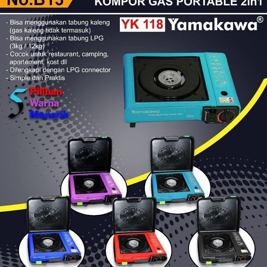 omicko 2In1 Kompor Gas Portable 2in1