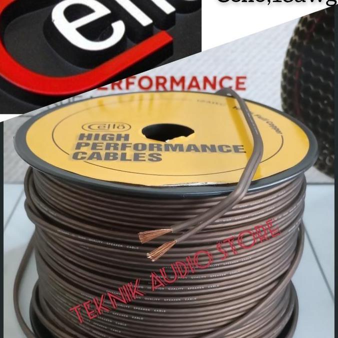 Kabel Speaker -Midrange-Tweeter Cello 18Awg Original Dari Cello