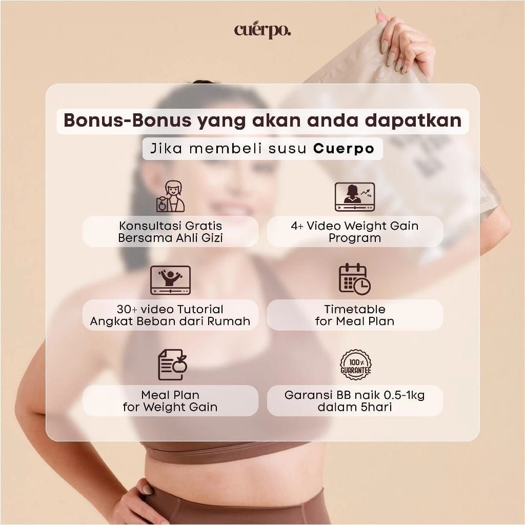 susu cuerpo tinggi kalori dan protein
