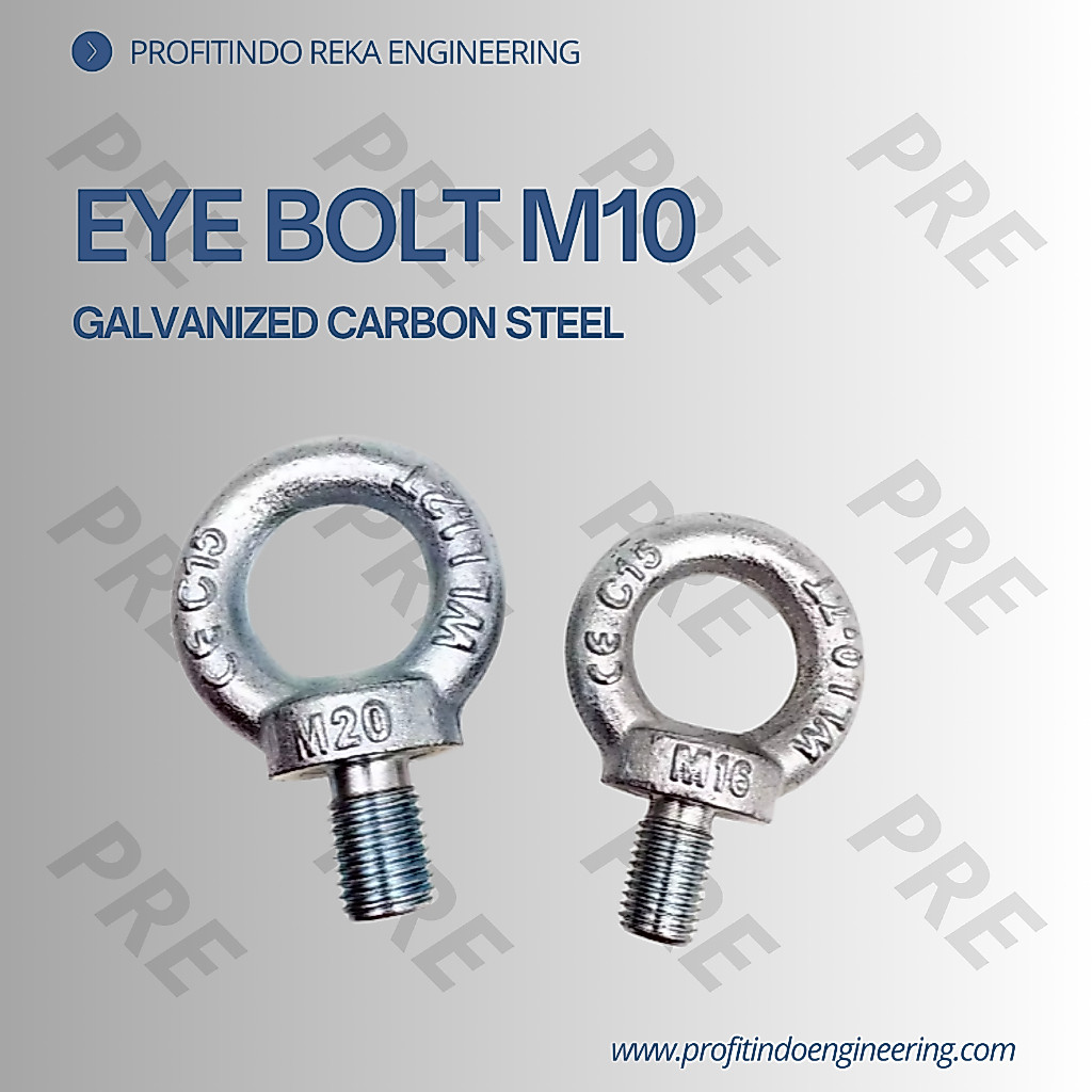 LIFTING EYE BOLT M10 GALVANIS