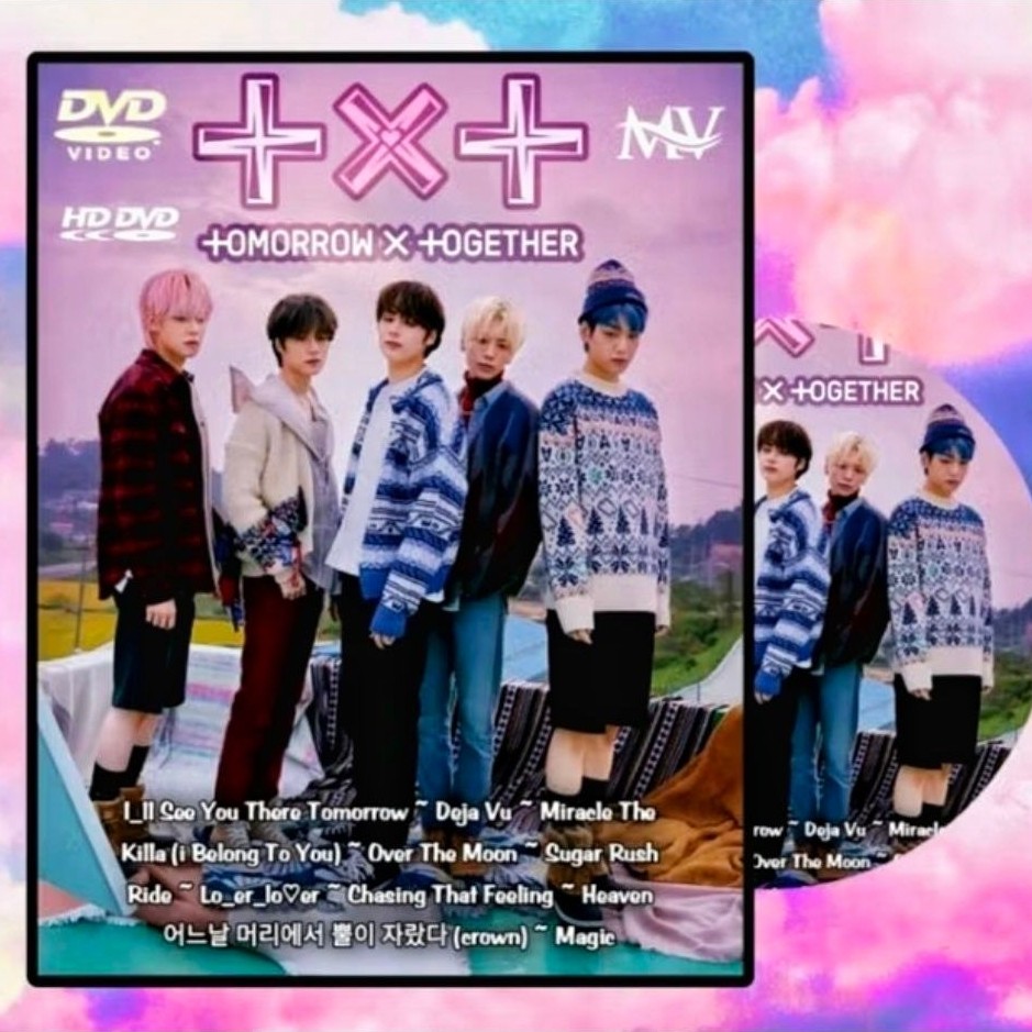 KASET DVD MOBIL ORIGINAL LAGU BOY BAND KOREAA TXT-KASET DVD LAGU KPOP KOREAN
