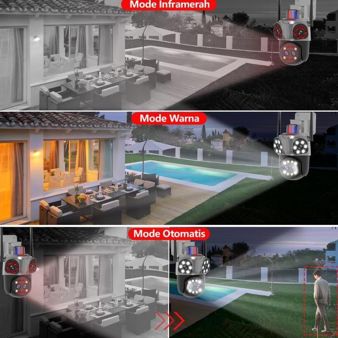 PRIMASTRADA - XIHANCAM 10MP CCTV ZOOM 10X IP KAMERA 360 CCTV OUTDOOR WIFI WATERPROOF CCTV WIFI JARAK