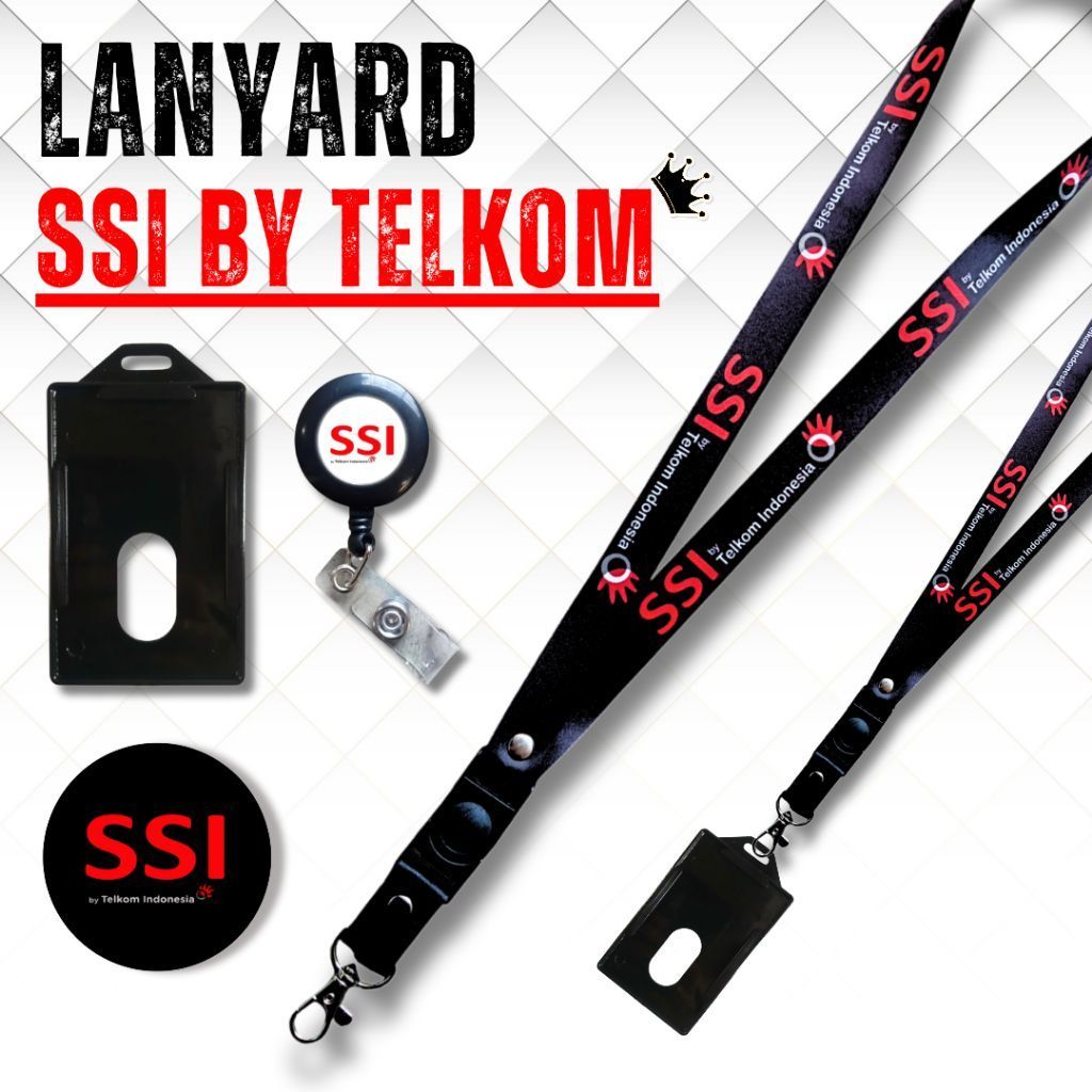 TALI GANTUNGAN SSI BY TELKOM / LANYARD SSI PALING MURAH, KUALITAS PREMIUM, SELALU READY