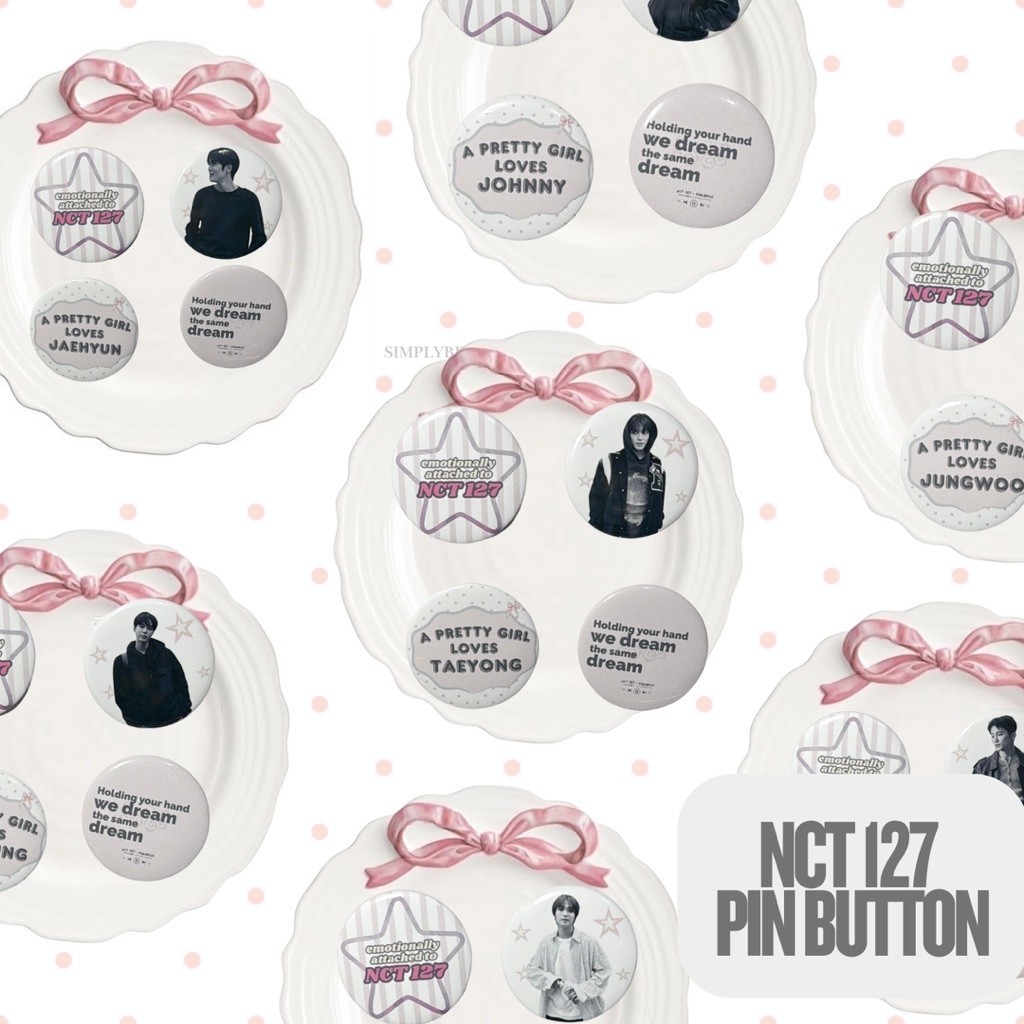 [ISI 4] pin button nct 127 nct ilichil | mini pin button nct 127 | pin kpop | pin bros nct 127 | pin