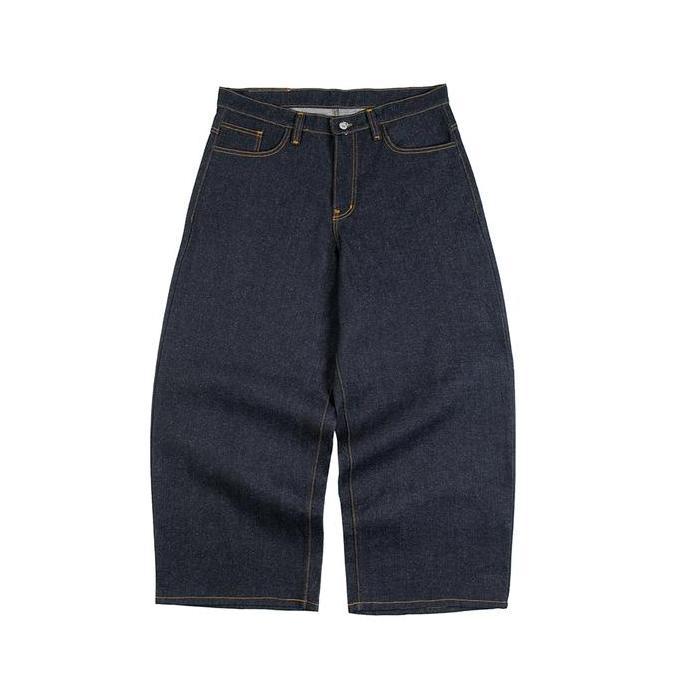 Forma Wide Raw Denim Pants by Money Alter / Celana Panjang Bahan Denim / Celana Unisex
