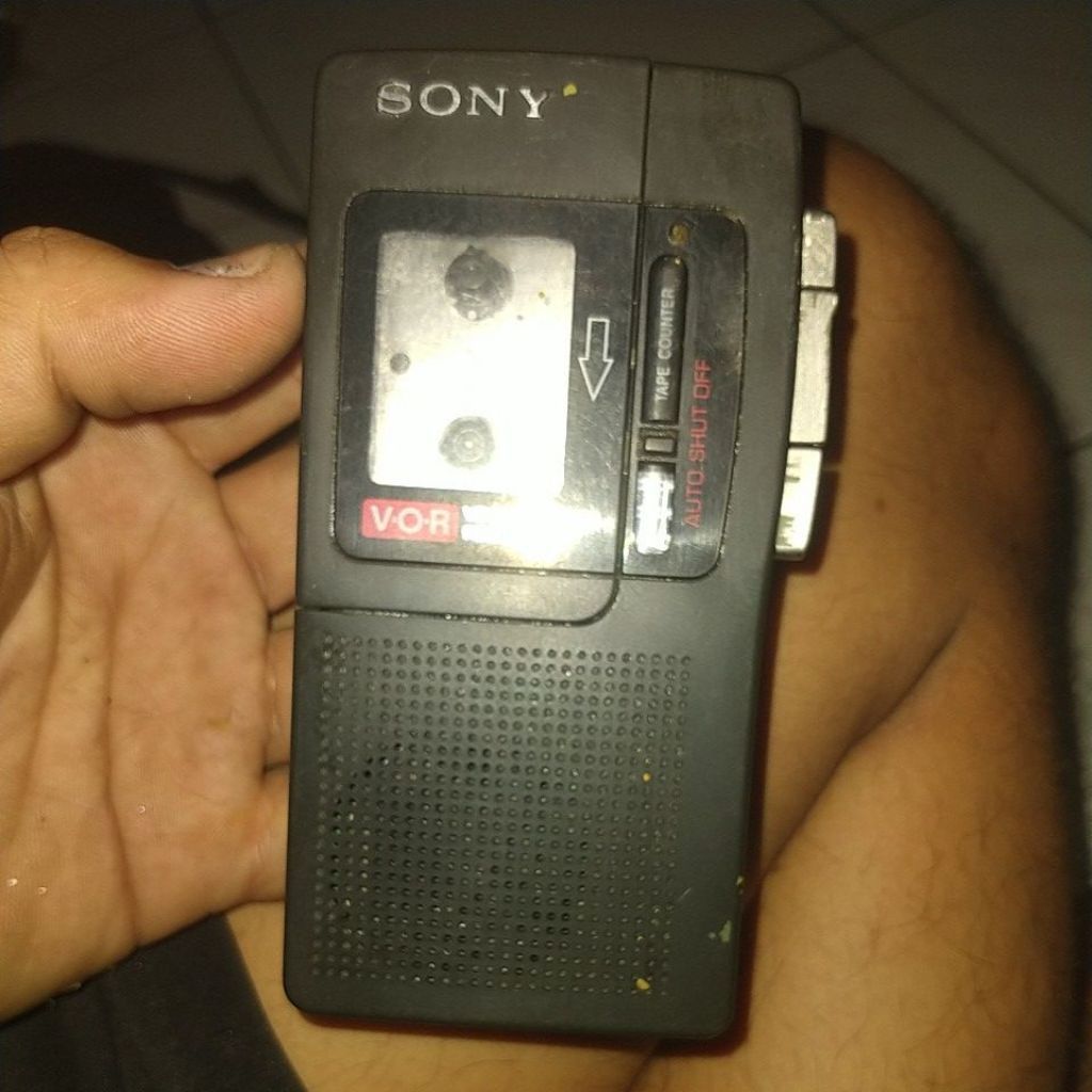 Microcassette Recorder Lawas Jadul Antik Vintage Sony Sanyo Kondisi Second