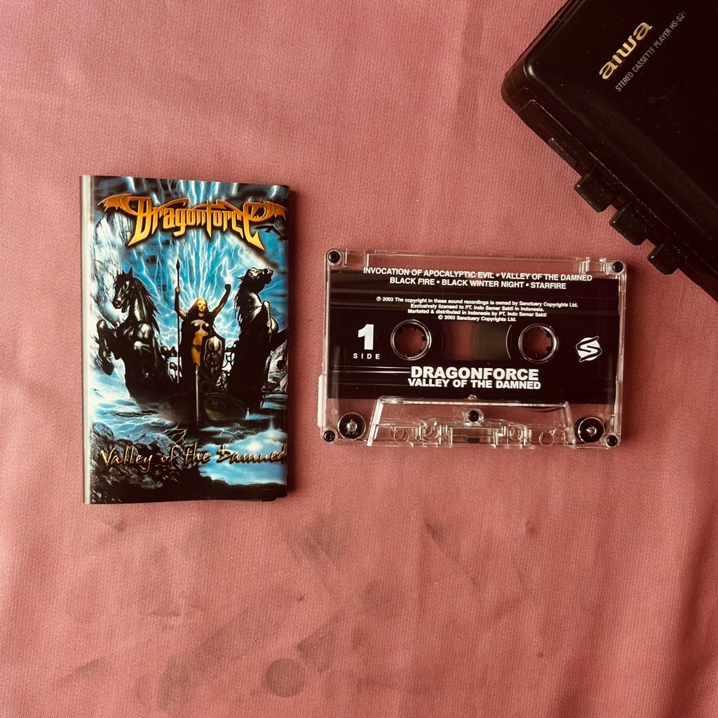 Kaset Pita DragonForce Valley of the Damned Power Metal Barat Original