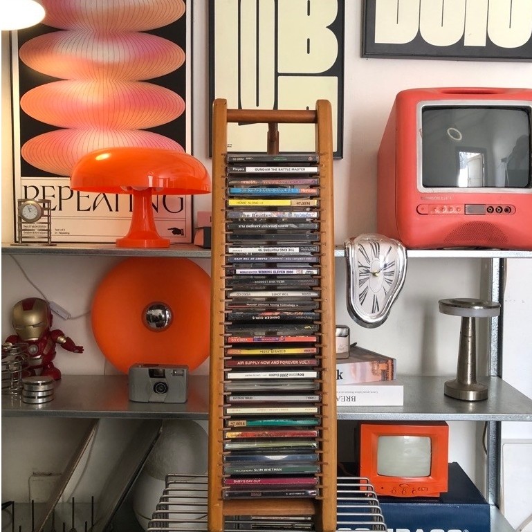 Rak CD Vintage Rak kaset