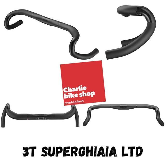 Drop Bar 3T Superghiaia LTD Stealth - GRAVEL DROPBAR