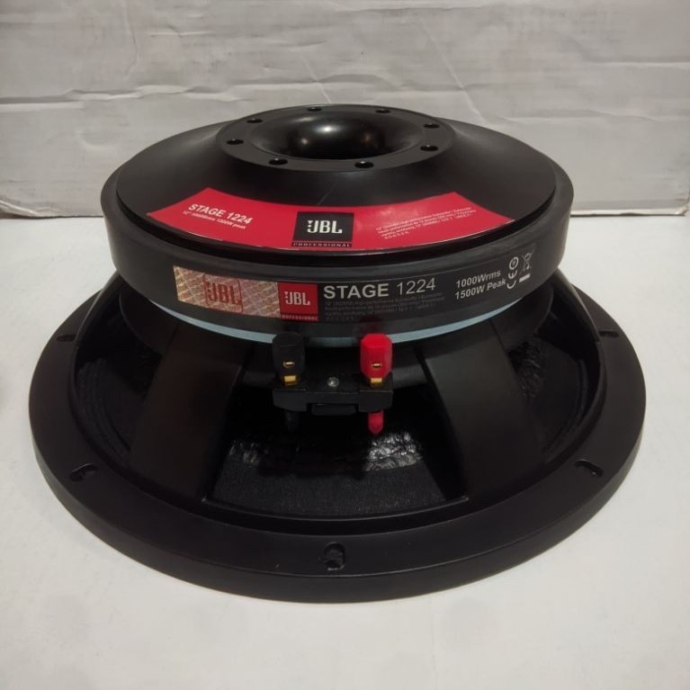 Speaker Komponen 12 Inch JBL STAGE 1224 VC 4 IN 1000 Watt RMS Subwoofer Magnet Original