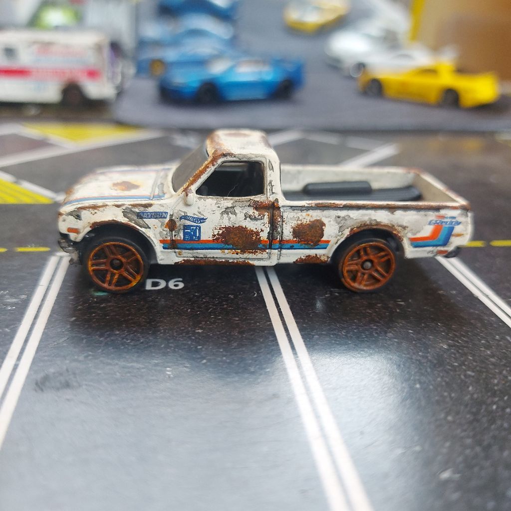 Hot Wheels Datsun 620 Custom Kastem Rusty Junk