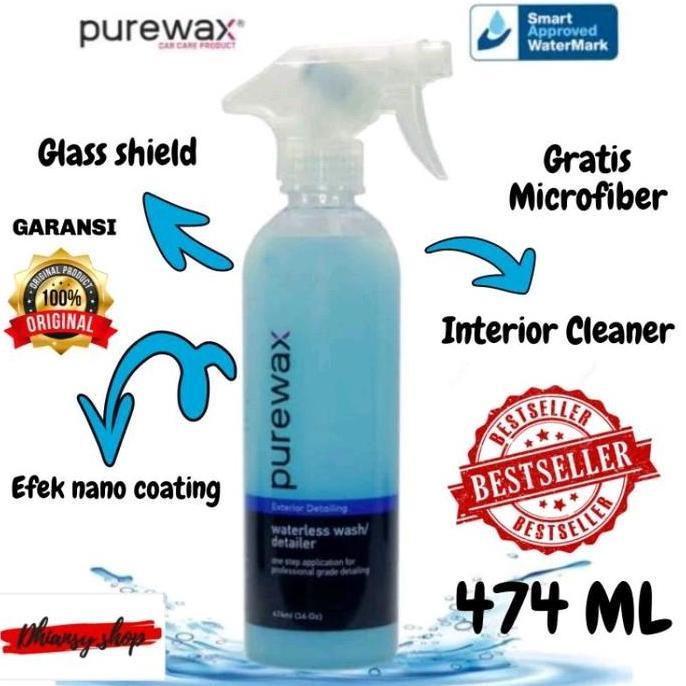 PERAWATAN MOBIL DETAILING PUREWAX NANO COATING WASH AND WAX ANTI JAMUR KACA DAN DEBU WATERLESS