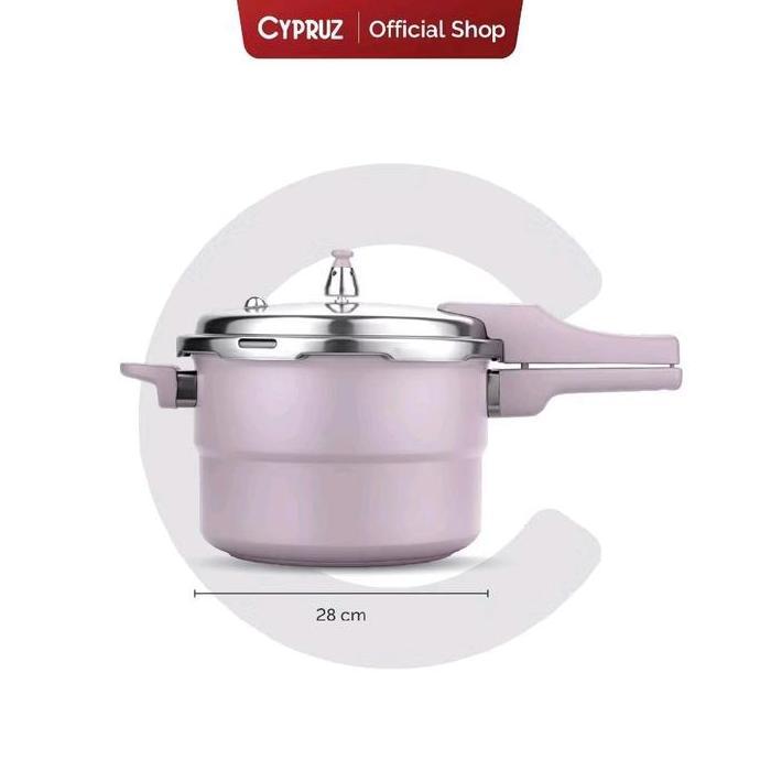 NEW CYPRUZ PRESSURE COOKER Panci Presto 12L 28cm Alat Masak Bertekanan Tinggi Memasak Daging