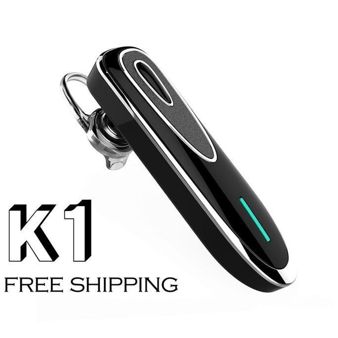 Headset Bluetooth K1 Waktu Siaga Panjang Headset Bluetooth Stereo Panggilan Telepon Headset Bluetoot