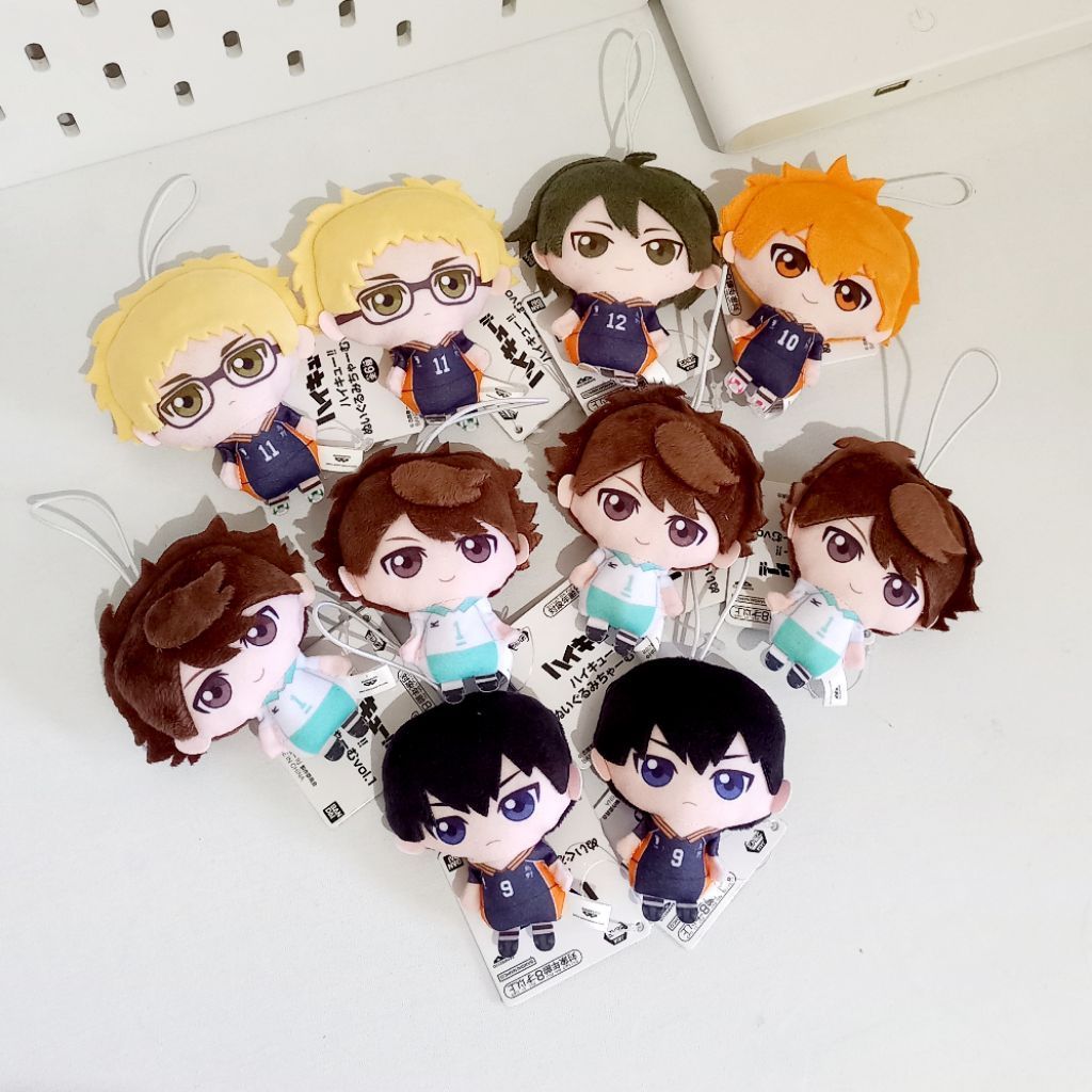 Haikyuu Mini plush oikawa tsuki kageyama hinata hobi koleksi