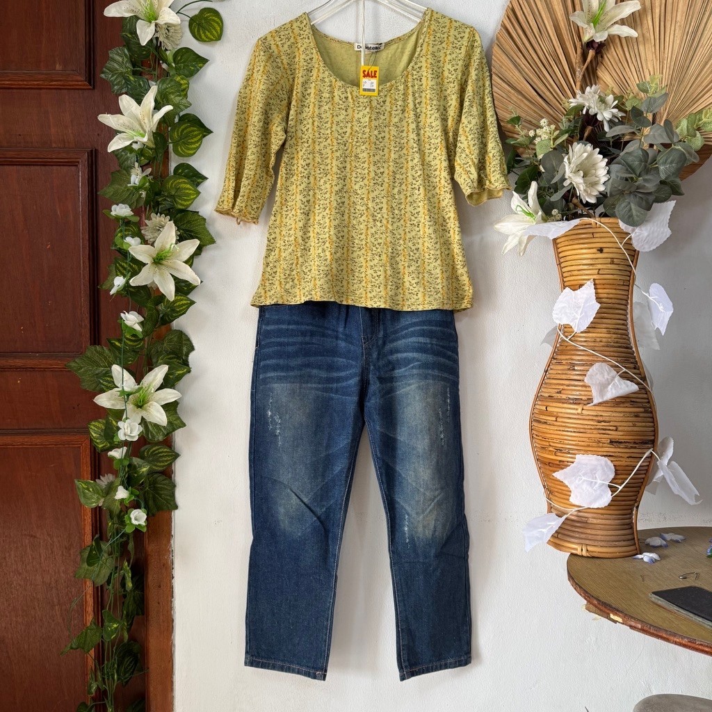 Set Kaos Ripped Jeans