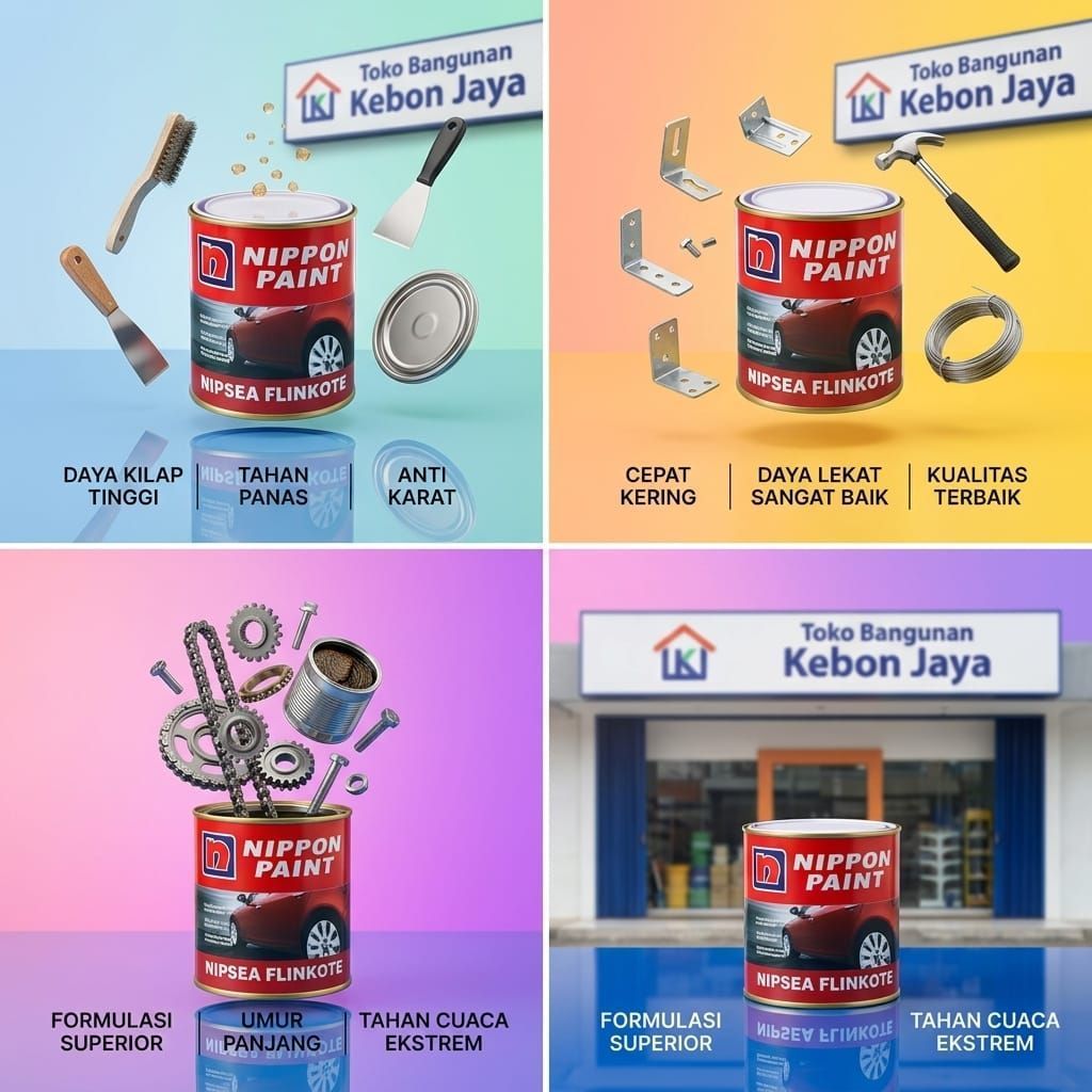 Nippon Paint - Nipsea Flinkote / Plingkut Anti Karat Mobil
