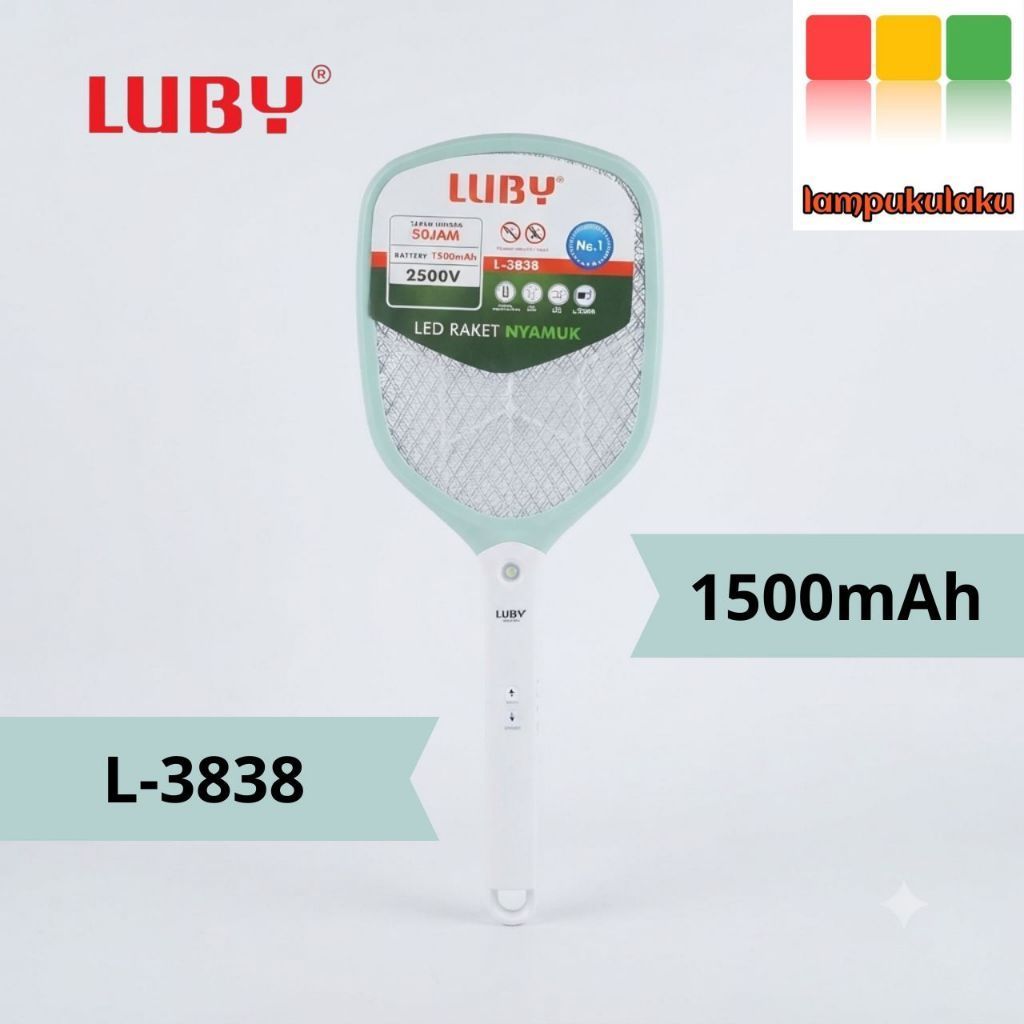 Raket Nyamuk Charger LUBY 3838/L-3838