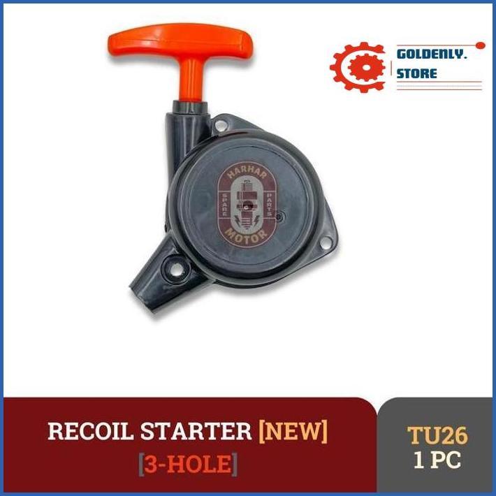 RECOIL STARTER TU-26 RECOIL STARTER ASSY TU-26 3 HOLE MESIN SEMPROT HAMA TU26 ASLI