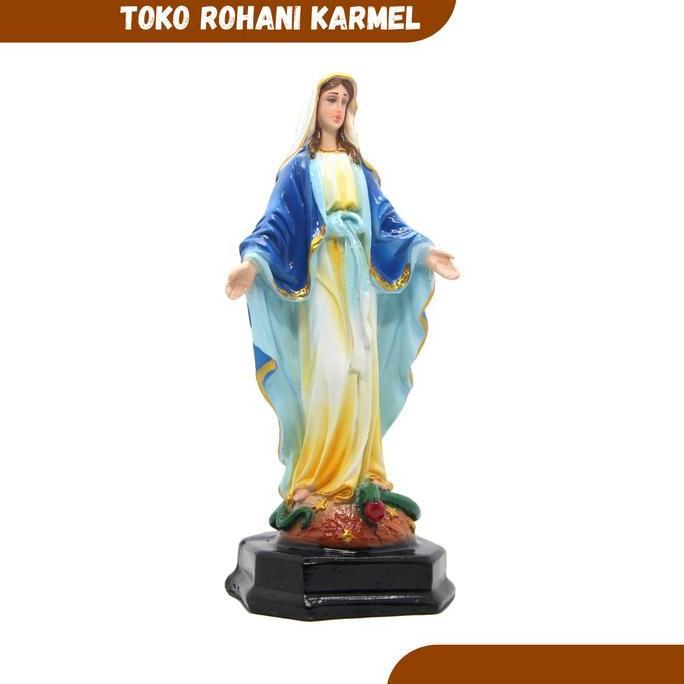 PATUNG MARIA 25 CM / PATUNG BUNDA MARIA / PATUNG MARIA DAN YESUS / PAJANGAN PATUNG MARIA