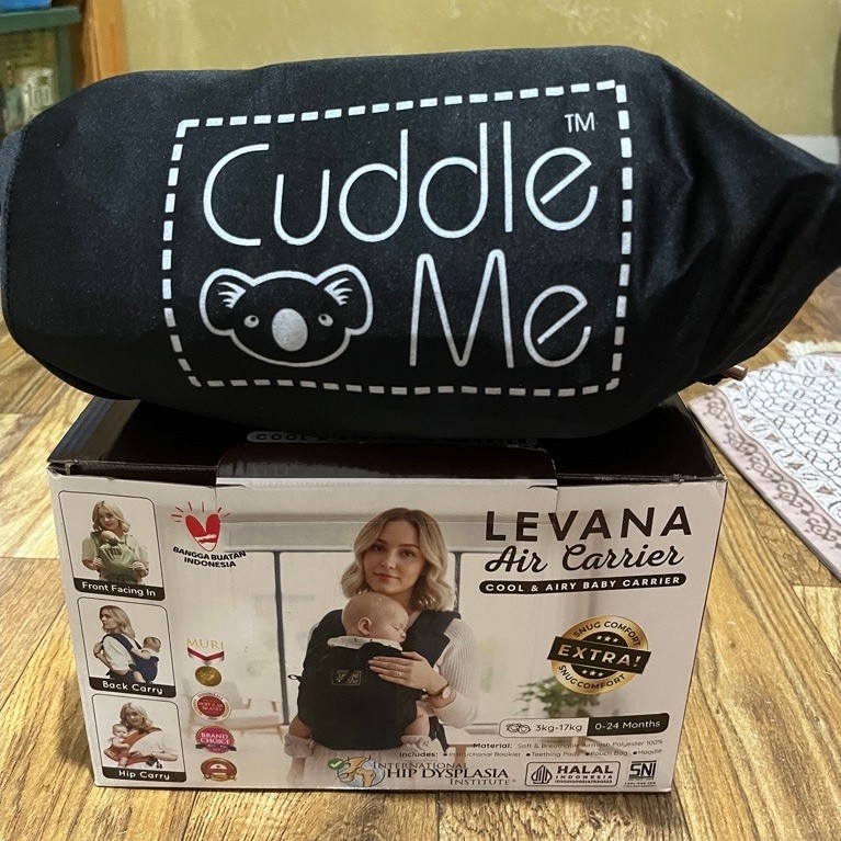 preloved gendongan cuddle me levana air